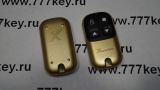 XK серия ключ VVDI Xhorse 4 кнопки золотистый  код 755