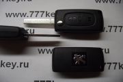 Корпус ключа Peugeot 2 кнопки выкидной VAT2T код 24/12