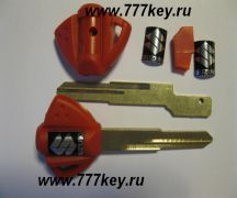Suzuki Motorbike Transponder Key Blank  50/6