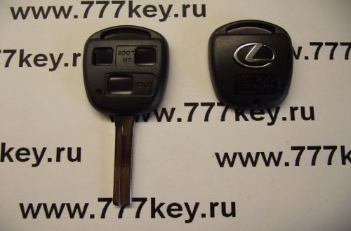 Lexus 3  Remote Key Shell New Style with Silver Logo TOY48  17/34