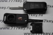 Porsche Cayenne 3 button Flip Remote Key Case код 38