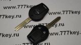 Ключ Оригинал Nissan Juke, Cube, NP300, Tiida  2 кнопки 433 MHZ PCF 7936  TWB1U761 код 22/59